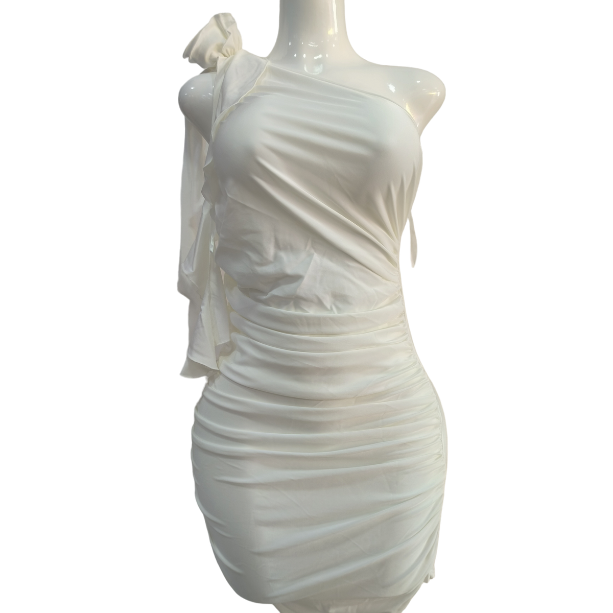 Vestido rib blanco