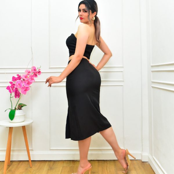 CONJUNTO STRAPLESS CREMALLERAS