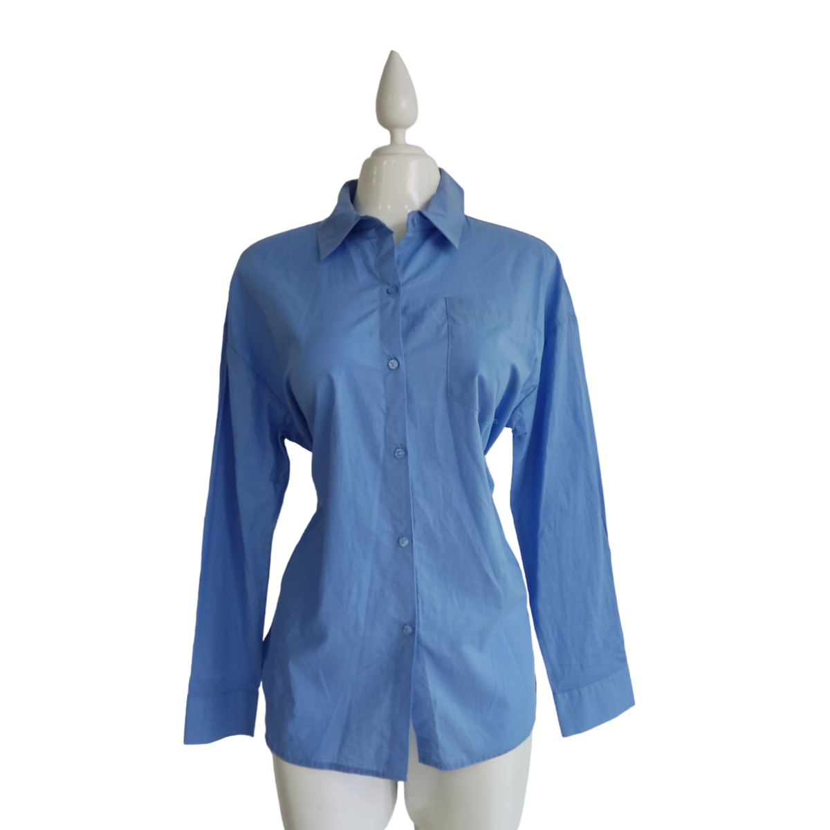 Blusa vestir azul