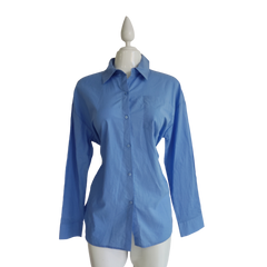 Blusa vestir azul