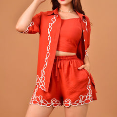 CONJUNTO BOHEMIO DE 3 PIEZAS