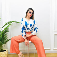 BLUSA EFECTO CRUZADO