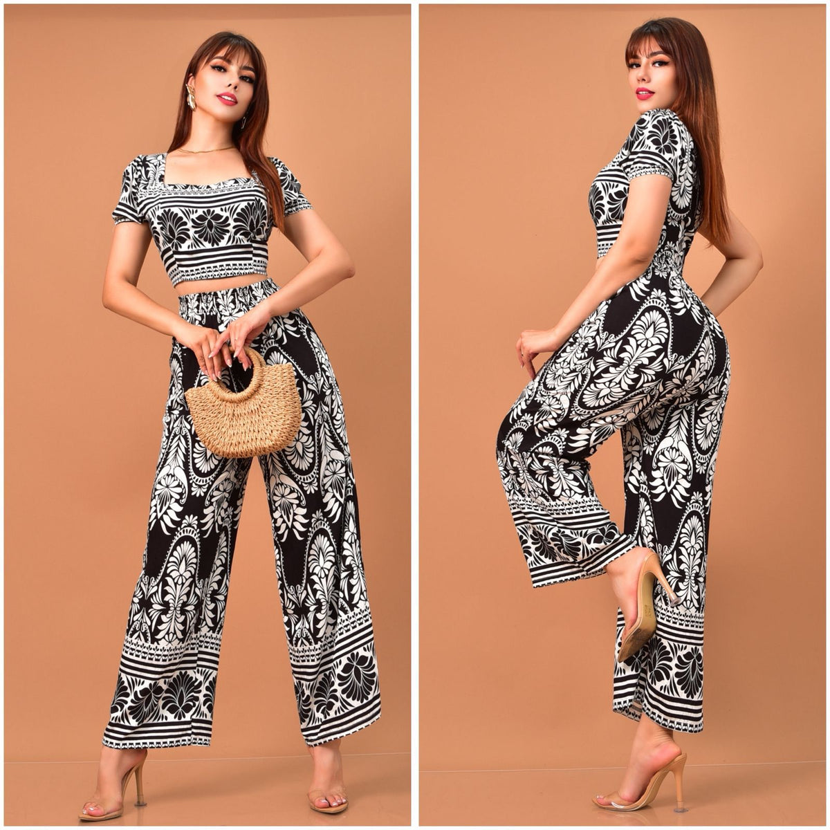 CONJUNTO BOHEMIO ESTAMPADO