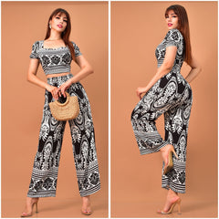 CONJUNTO BOHEMIO ESTAMPADO