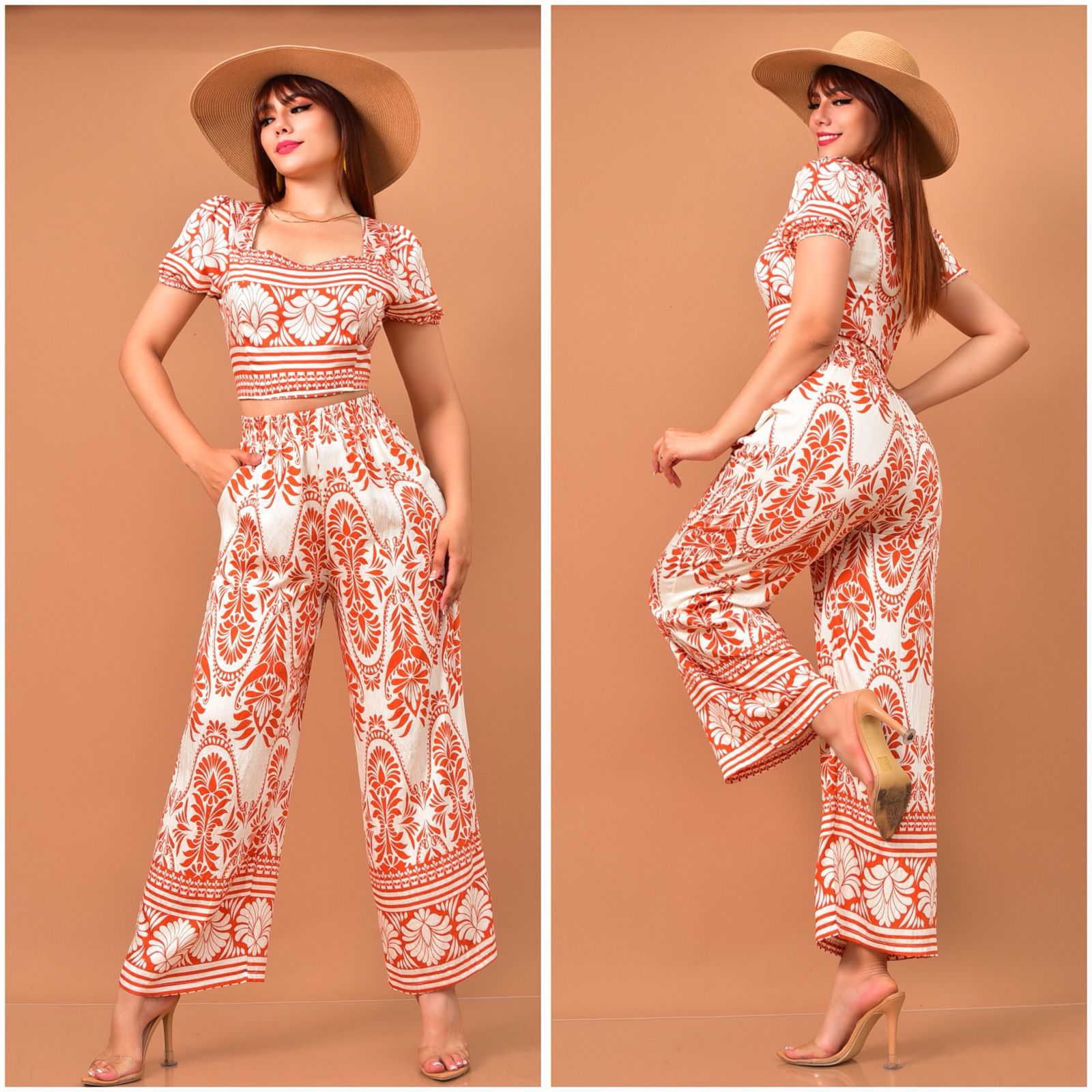 CONJUNTO BOHEMIO ESTAMPADO