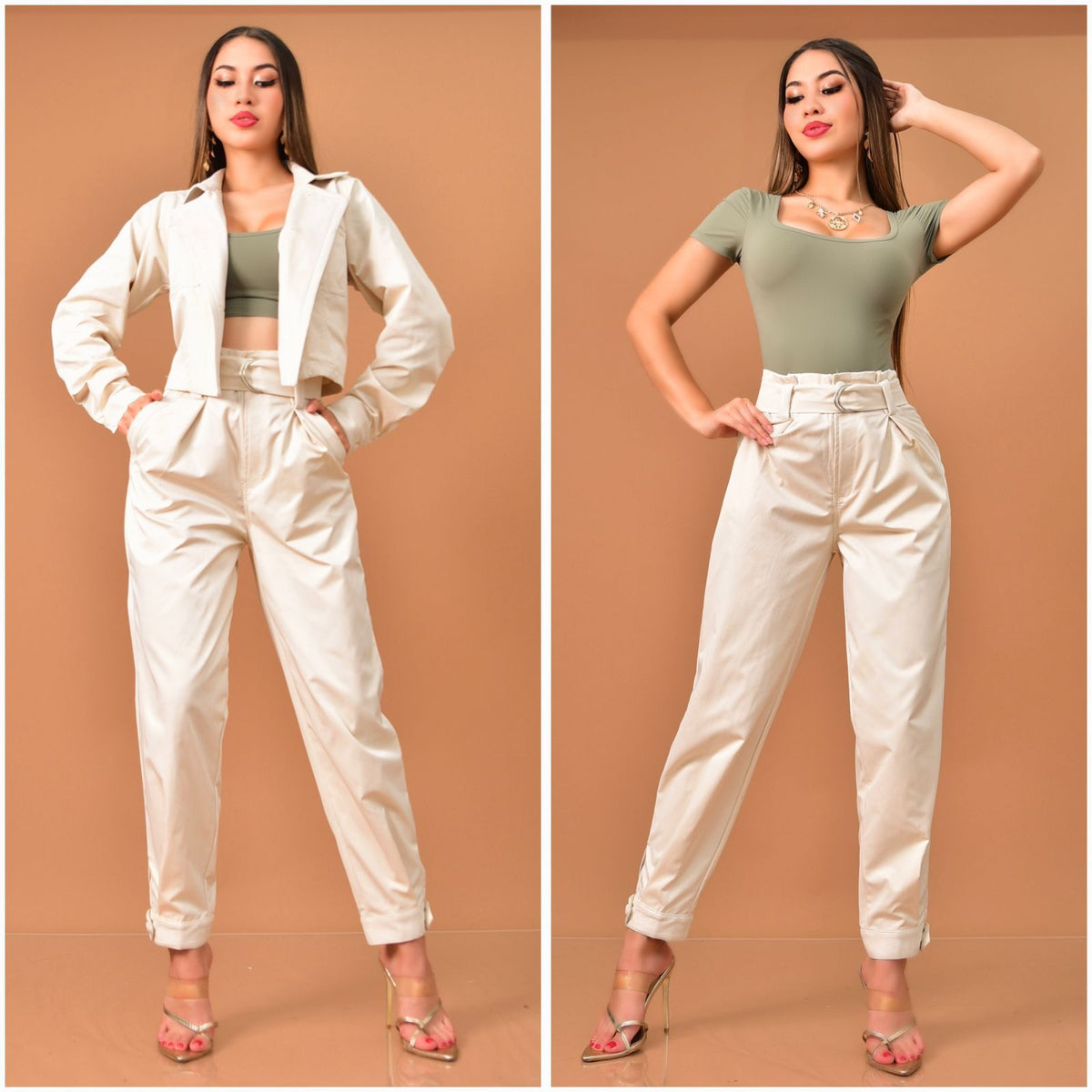 CONJUNTO DE CHAQUETA CORTA