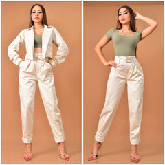 CONJUNTO DE CHAQUETA CORTA