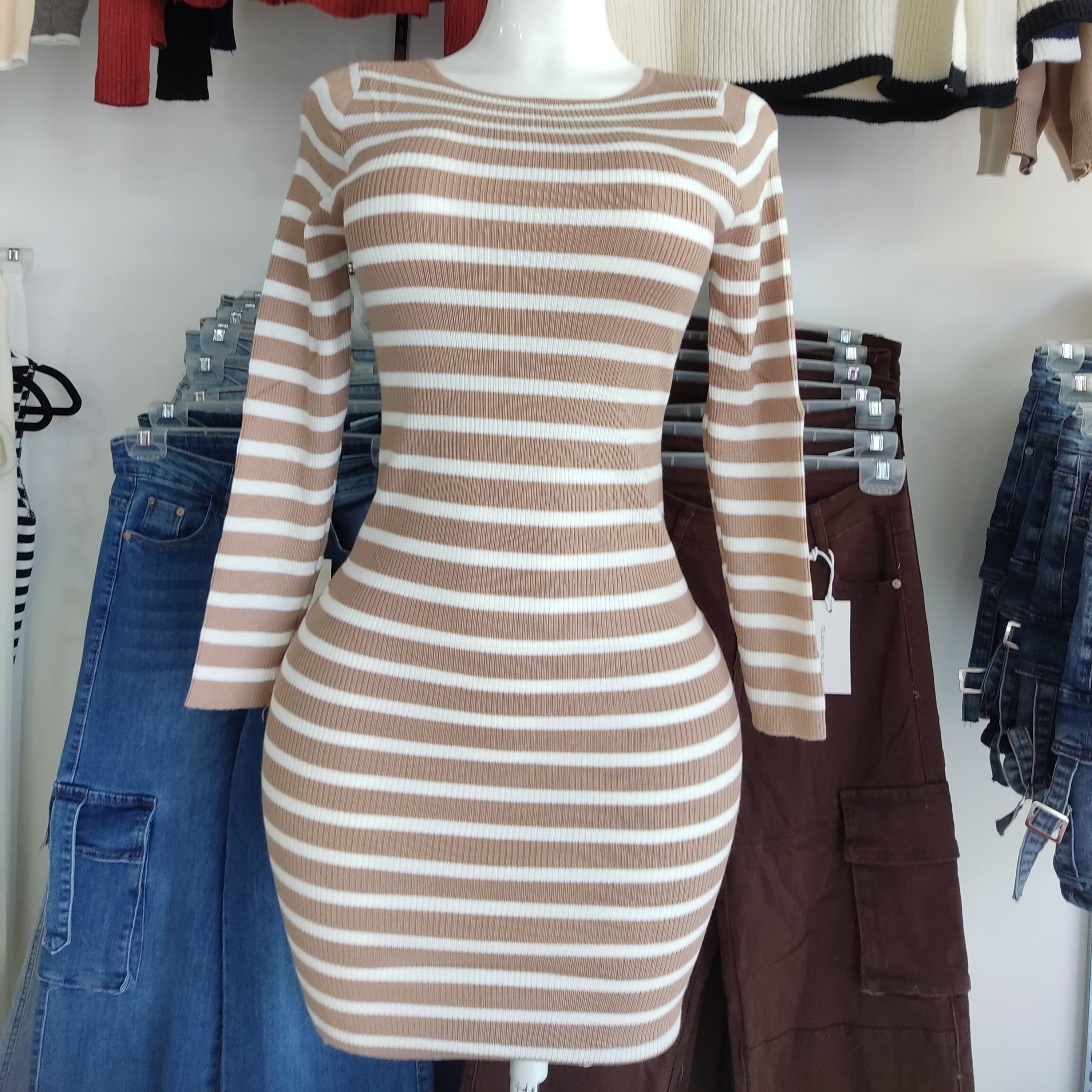 Vestido rayado