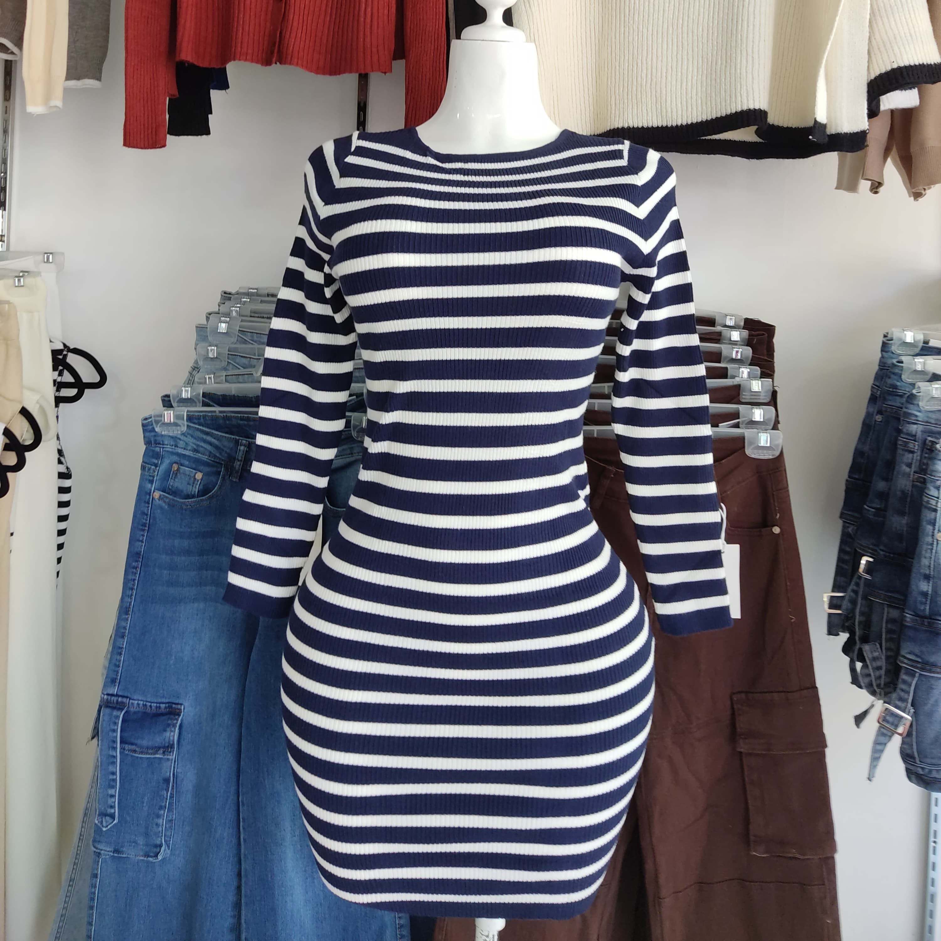 Vestido rayado