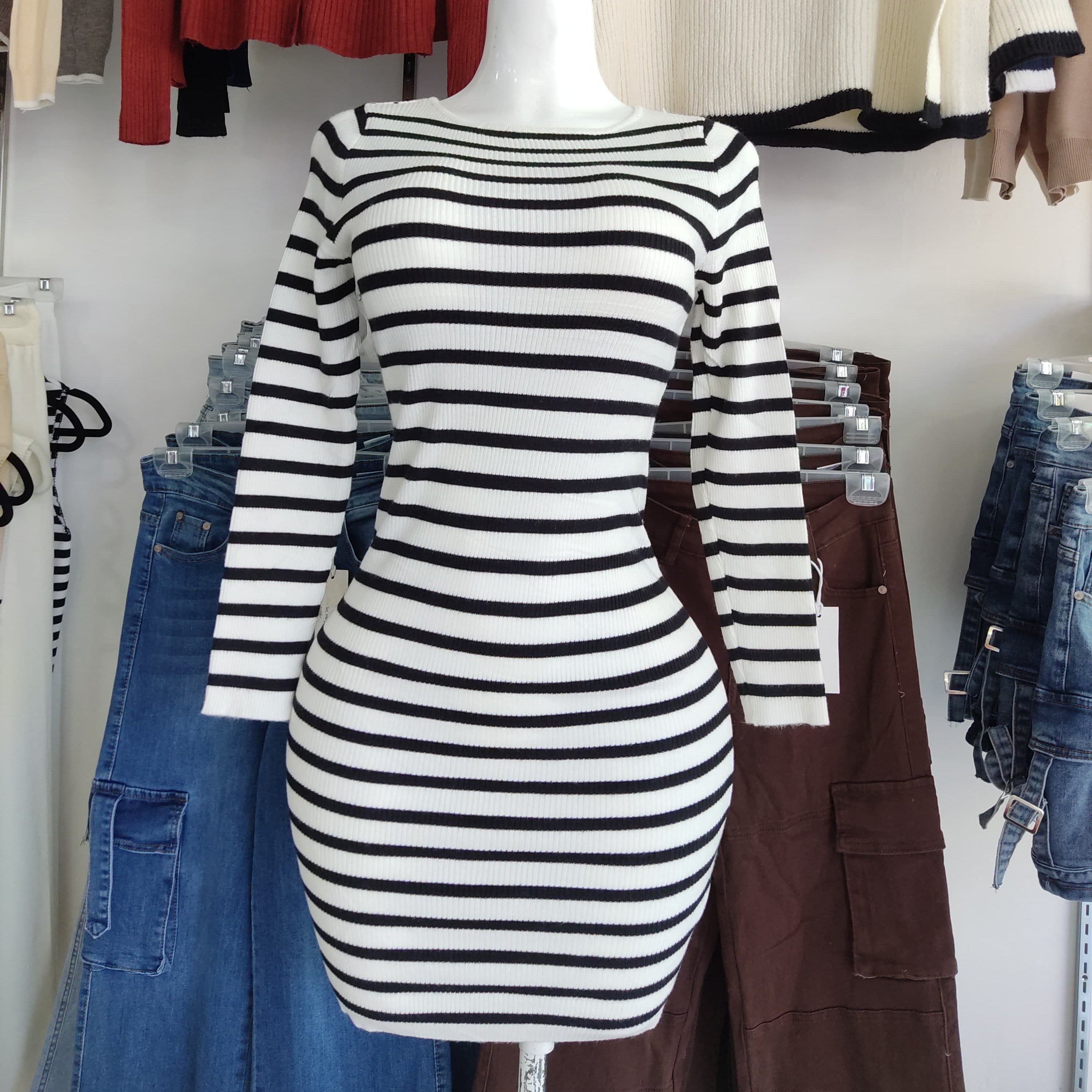 Vestido rayado